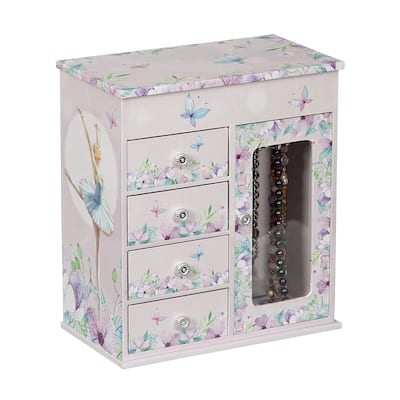 Mele & Co. Liliana Girl's Musical Ballerina Jewelry Box
