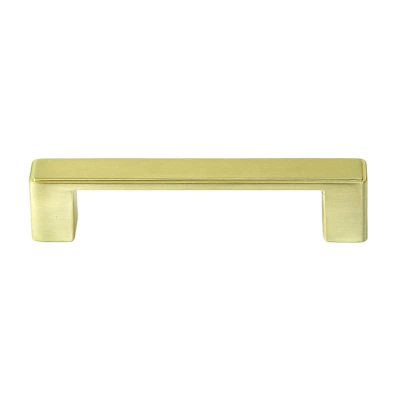 Contemporary 4.5-inch Nepoli Champagne Gold Finish Square Cabinet Bar Pull Handle (Case of 5) - Champagne Gold