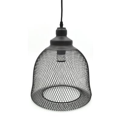 Modern Black Wire Pendant Ceiling Light, Adjustable