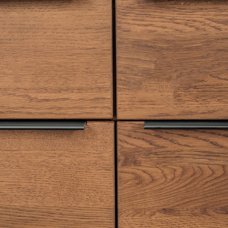 Nevada Rustic Oak Wood Sideboard