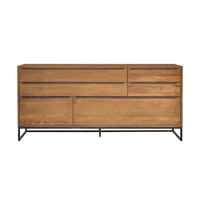 Nevada Rustic Oak Wood Sideboard