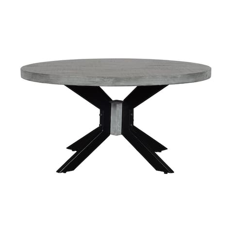 ROOT Mango Wood Round Dining Table - 51"