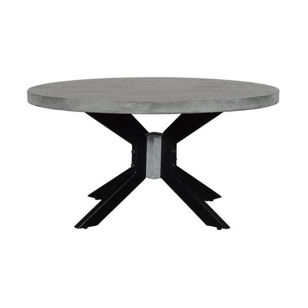 slide 1 of 5, ROOT Mango Wood Round Dining Table - 51"