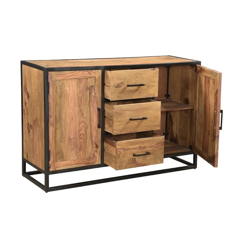 Raven Sheesham Wood Sideboard Buffet Cabinet