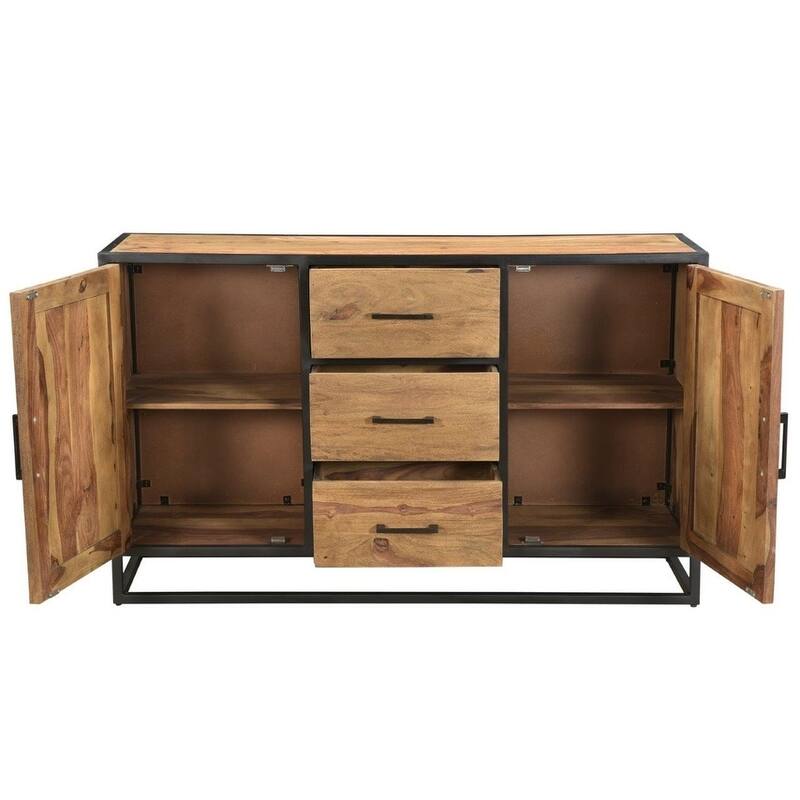 Raven Sheesham Wood Sideboard Buffet Cabinet