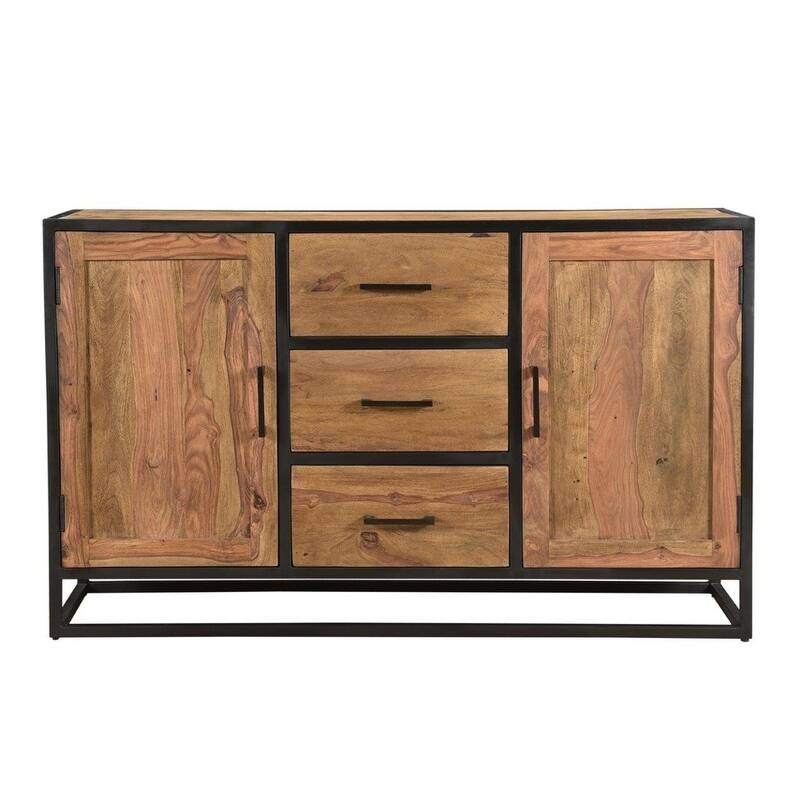 Raven Sheesham Wood Sideboard Buffet Cabinet