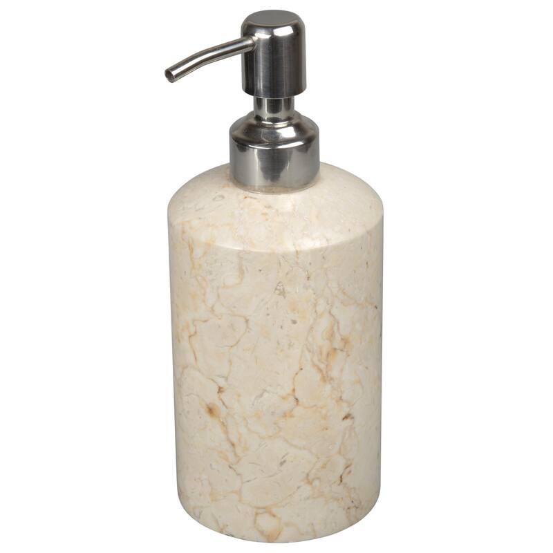 Creative Home Spa Collection Champagne Marble Liquid Soap Dispenser