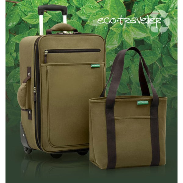 Shop Eco Traveler 2piece Expandable Carryon Luggage Set Free Shipping Today