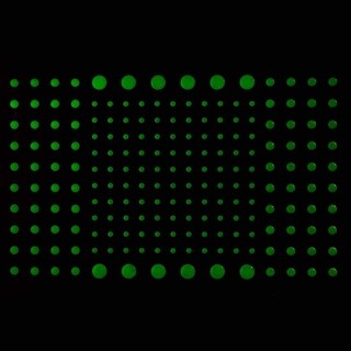 808 Pieces Self-Adhesive 3D Glow in The Dark Dot Wall Stickers