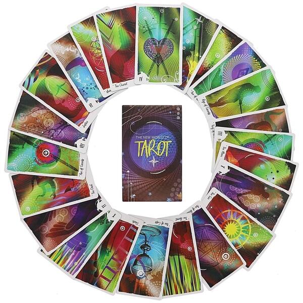 78 Card Tarot Cards Deck And Book Set For Beginners With Guidebook For Party Overstock