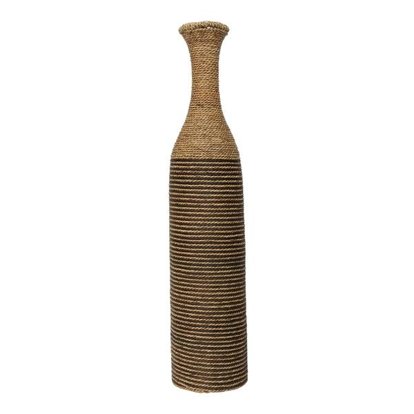 Stratton Home Decor Tall Woven Rattan Floor Vase 7 50 X 7 50 X 36 00 Overstock 31103675