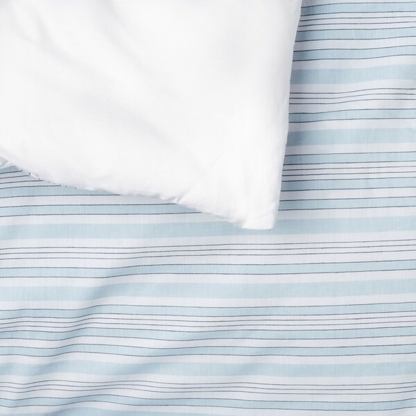 martha stewart homestead stripe duvet set