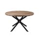 preview thumbnail 5 of 3, ROOT Sheesham Wood Round Dining Table - 51"