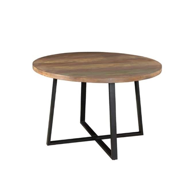 Blossom Round Reclaimed Wood Dining Table - 48"