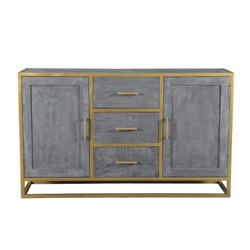 Raven Mango Wood Sideboard Buffet Cabinet