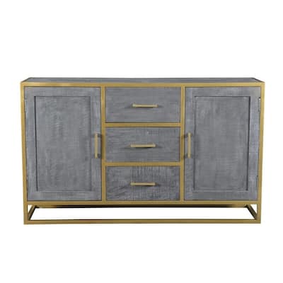 Raven Mango Wood Sideboard Buffet Cabinet