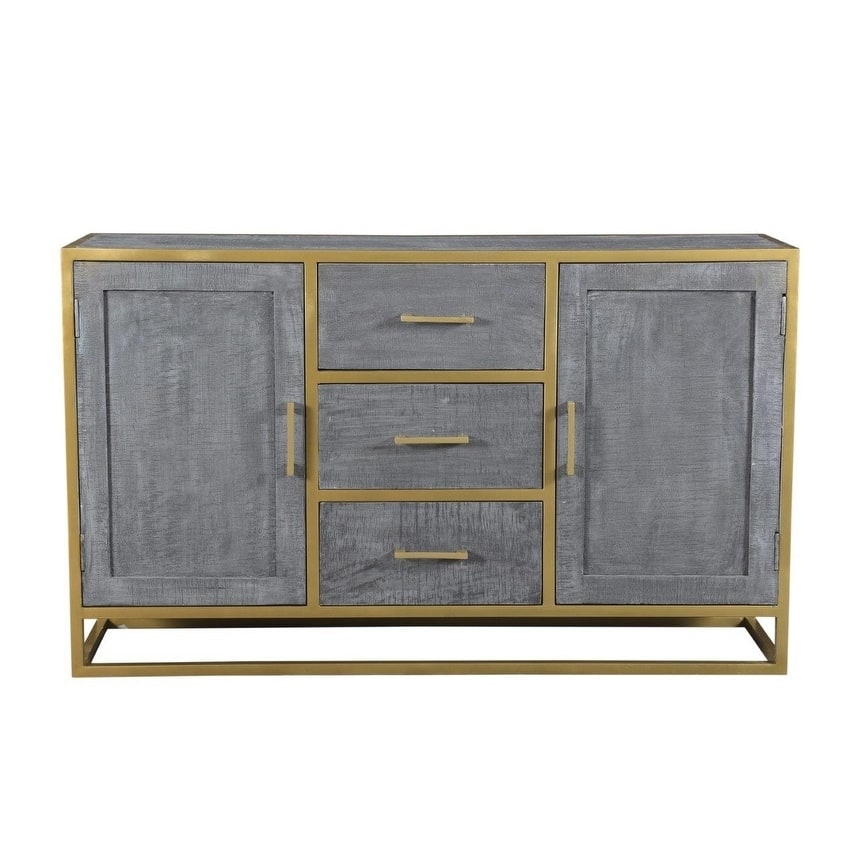 Raven Mango Wood Sideboard Buffet Cabinet