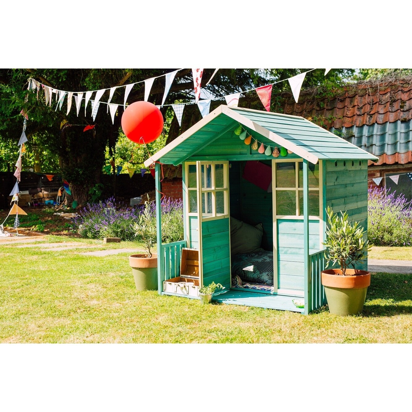 b and q wooden playhouse