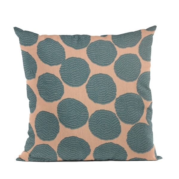 Plutus Blue Dots Luxury Throw Pillow. Opens flyout.