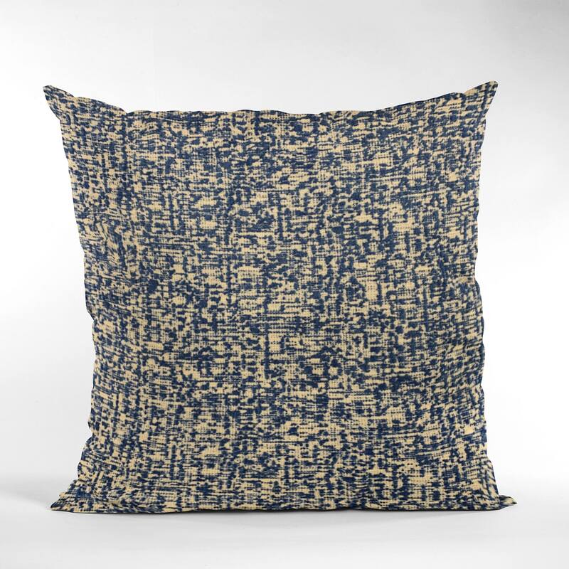 Plutus Blue Dotted Luxury Throw Pillow