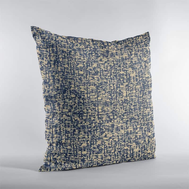 Plutus Blue Dotted Luxury Throw Pillow