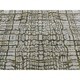 preview thumbnail 9 of 10, Shahbanu Rugs Gray Fine jacquard Hand-Loomed Modern Wool and Silk Oriental Rug (9'2" x 11'8") - 9'2" x 11'8"