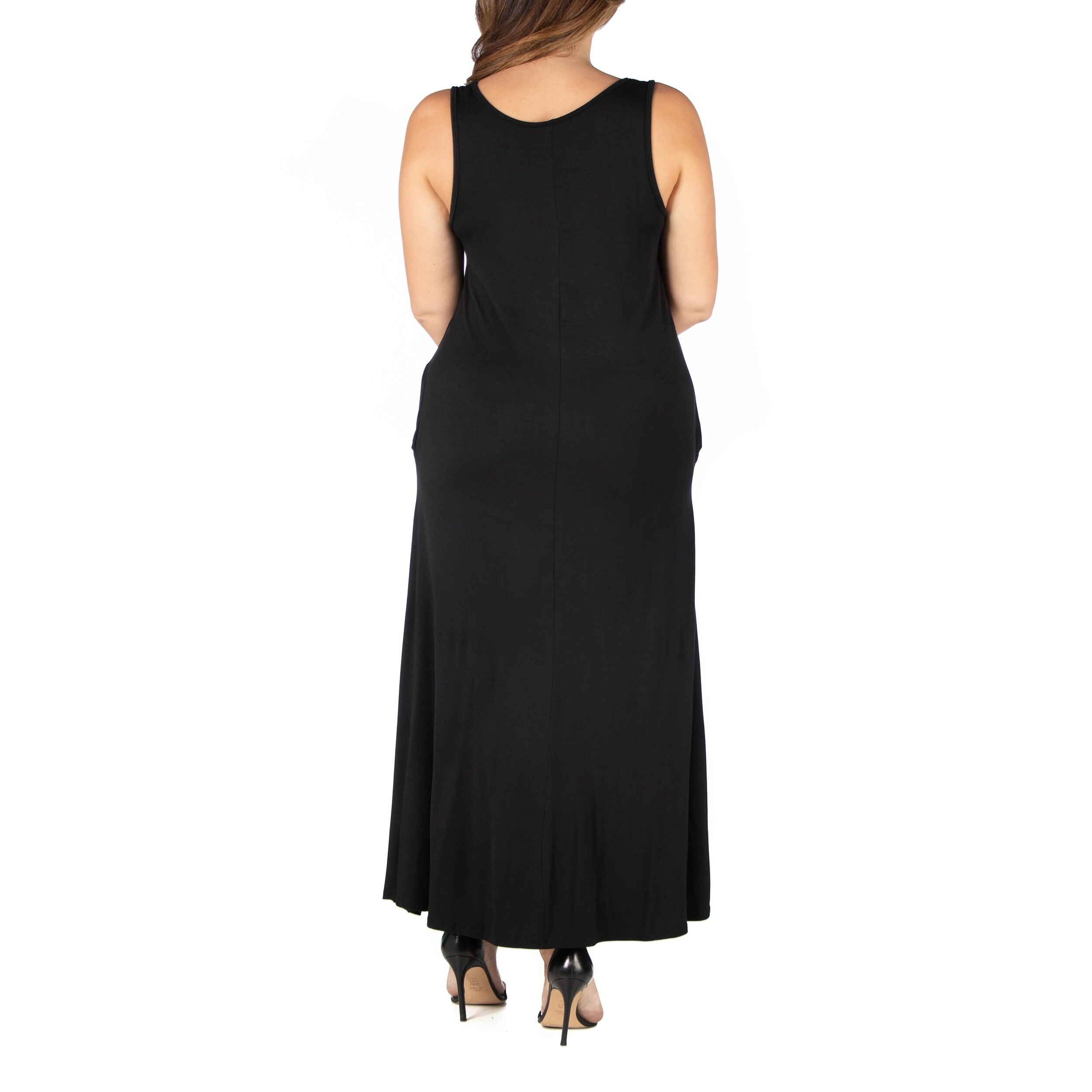 plus size maxi tank dress