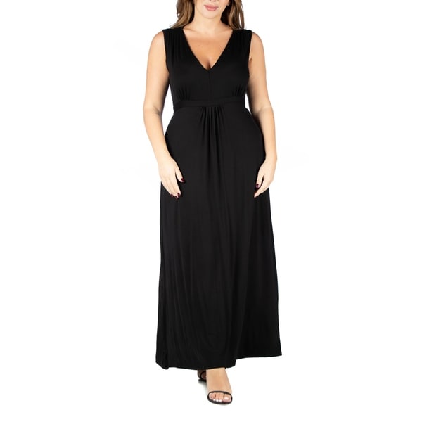 empire line maxi dress plus size