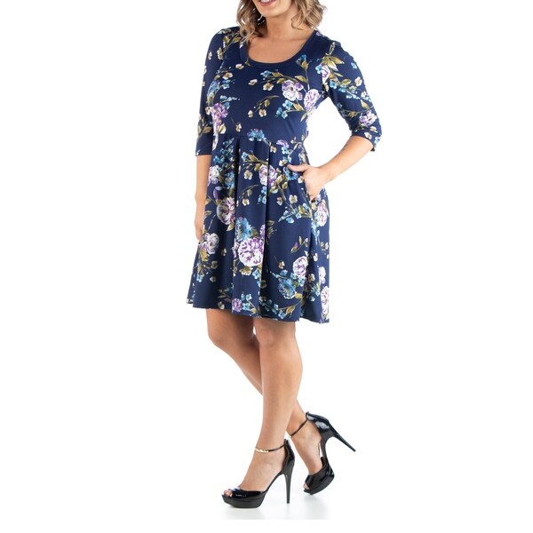 flare dress plus size