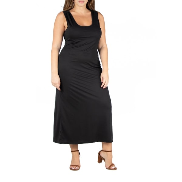 plus size racerback maxi dress