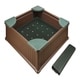 preview thumbnail 2 of 7, Badger Basket Woodland 2-in-1 Sandbox and Garden Planter - 48.5" x 48.5" x 12"