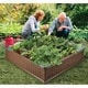 preview thumbnail 8 of 7, Badger Basket Woodland 2-in-1 Sandbox and Garden Planter - 48.5" x 48.5" x 12"