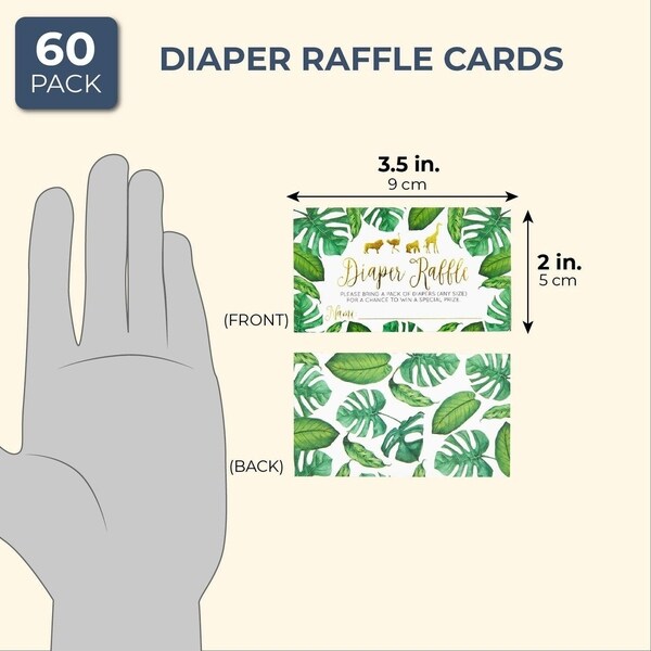 diaper raffle cards