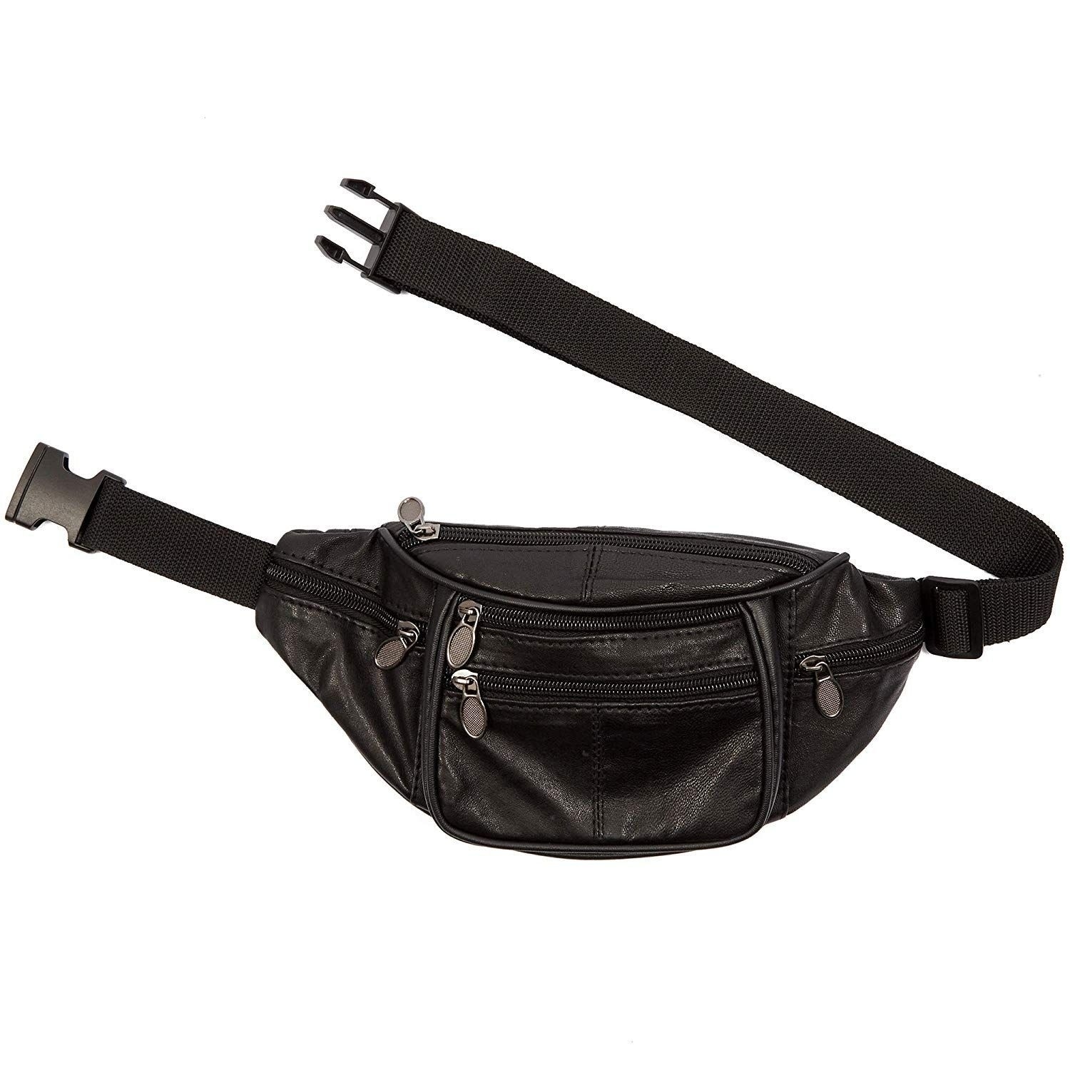 black fanny pack for men