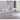 Somette Denzell Super White Starphire Glass 3-Piece Pub Set - Counter