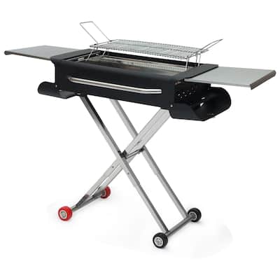 Lordear 44 inch Portable Charcoal Grill Foldable Outdoor Barbecue Grill