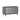 Wooden Dresser with 6 Drawers and Metal Bar Handles, Gray and Black