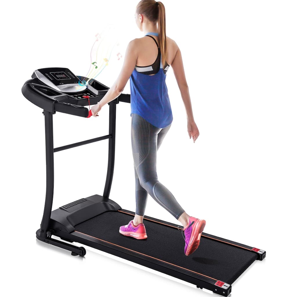 Ovios Folding Electric Treadmill Motorized Power Running Fitness Machine