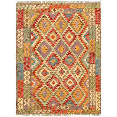 Flat-weave Sivas Grey Wool Kilim