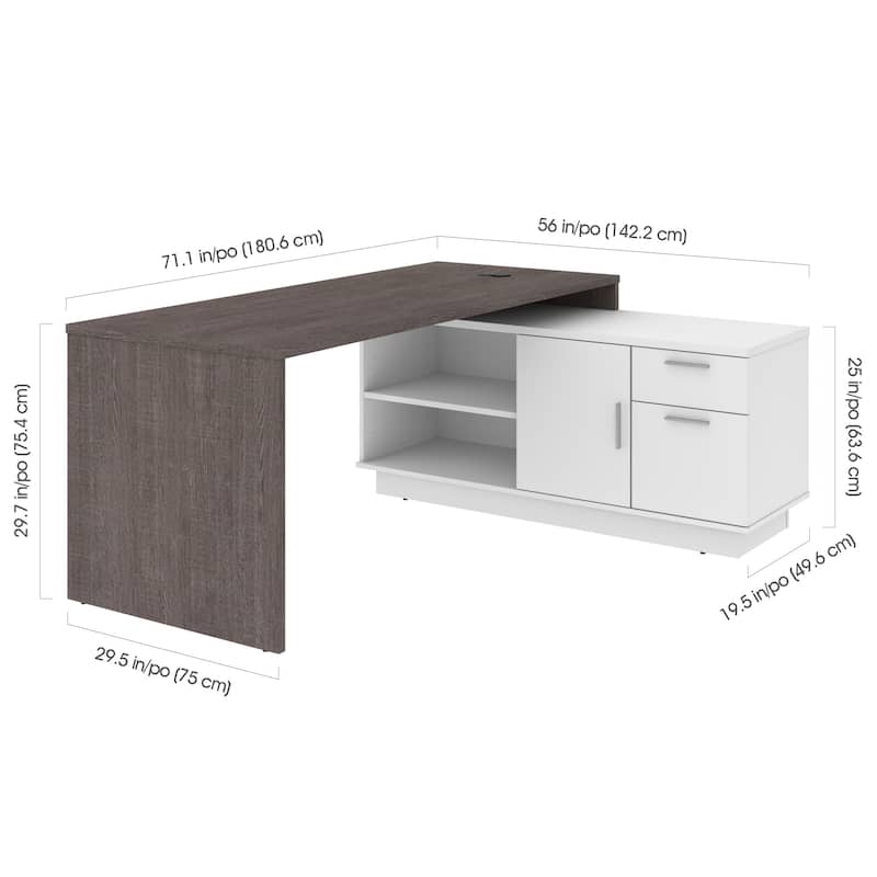Bestar Equinox L-Shaped Desk