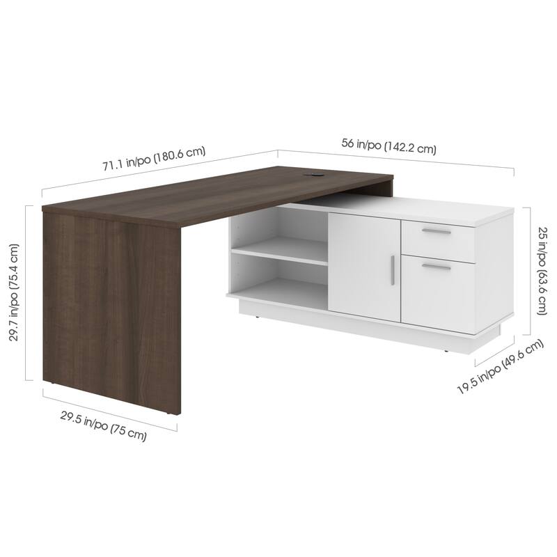 Bestar Equinox L-Shaped Desk