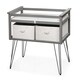 preview thumbnail 2 of 15, Badger Basket Contempo Convertible Changing Table with Two Baskets - Gray - 34" x 20.75" x 32.5"