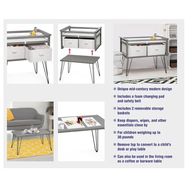 convertible changing table