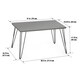 preview thumbnail 14 of 15, Badger Basket Contempo Convertible Changing Table with Two Baskets - Gray - 34" x 20.75" x 32.5"