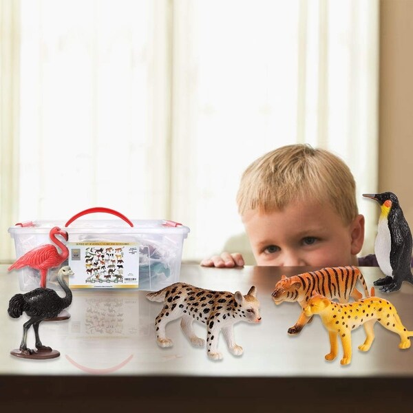 Migration 50 Piece Set of Animal 6 Inch Plastic Figures - Bed Bath