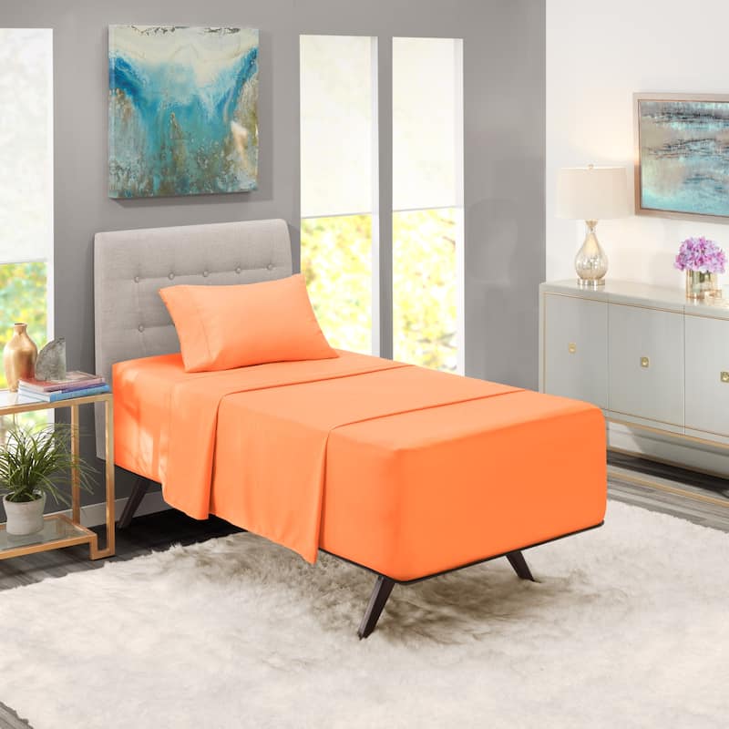 Nestl Extra Deep Pocket Sheet Set - Apricot Buff Orange - Twin