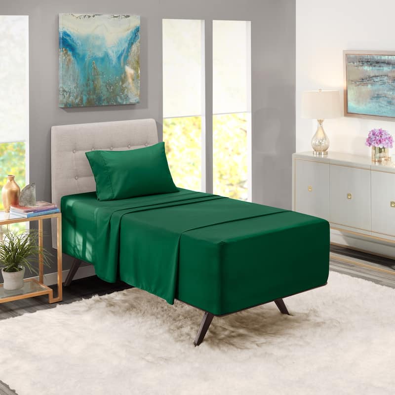 Nestl Extra Deep Pocket Sheet Set - Hunter Green - Twin XL