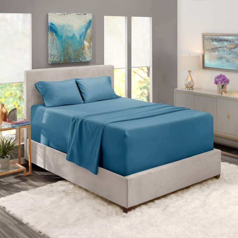 Nestl Extra Deep Pocket Sheet Set - Blue Heaven - King