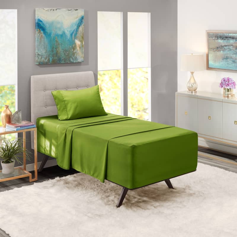 Nestl Extra Deep Pocket Sheet Set - Calla Green - Twin XL
