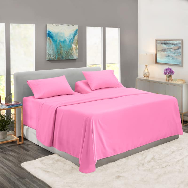 Nestl Extra Deep Pocket Sheet Set - Light Pink - Split King